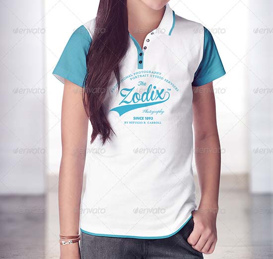 Teenagers T-Shirt and Polo Shirt Mock-up