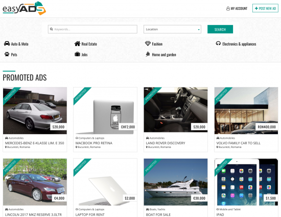 EasyAds - Complex Classified Ads Application