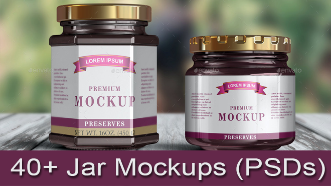 Download 40+ Best Jar Mockup & PSD Templates For Your Product Design