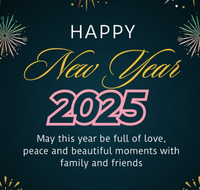 Best Wishes For New Year 2025