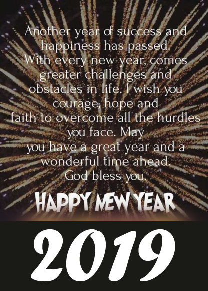 free 80+ Happy New Year 2019 Wishes