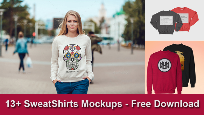 Download 15 Best Sweatshirt Mockup Psd Templates Free Premium PSD Mockup Templates