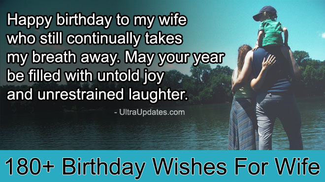 180 Romantic Birthday Wishes For Wife In English