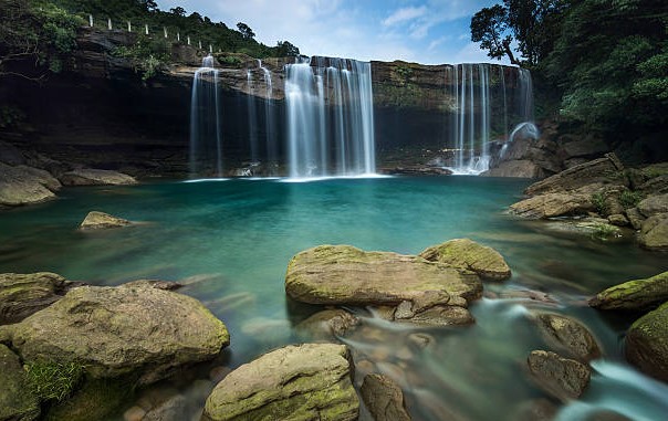 Meghalaya waterfalls images