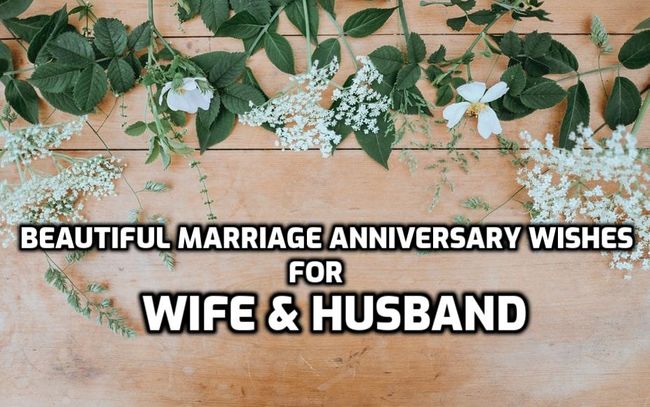 Marriage Anniversary Wishes for Wife and Husband