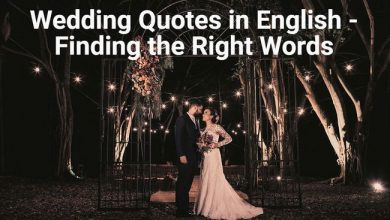 Wedding Quotes in English