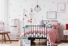 Little-Girls-Dream-Room-with-Removable-Wallpaper