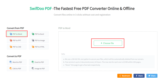 Convert PDF to Word