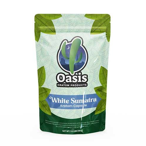 Oasis Kratom White Sumatra Kratom Capsules