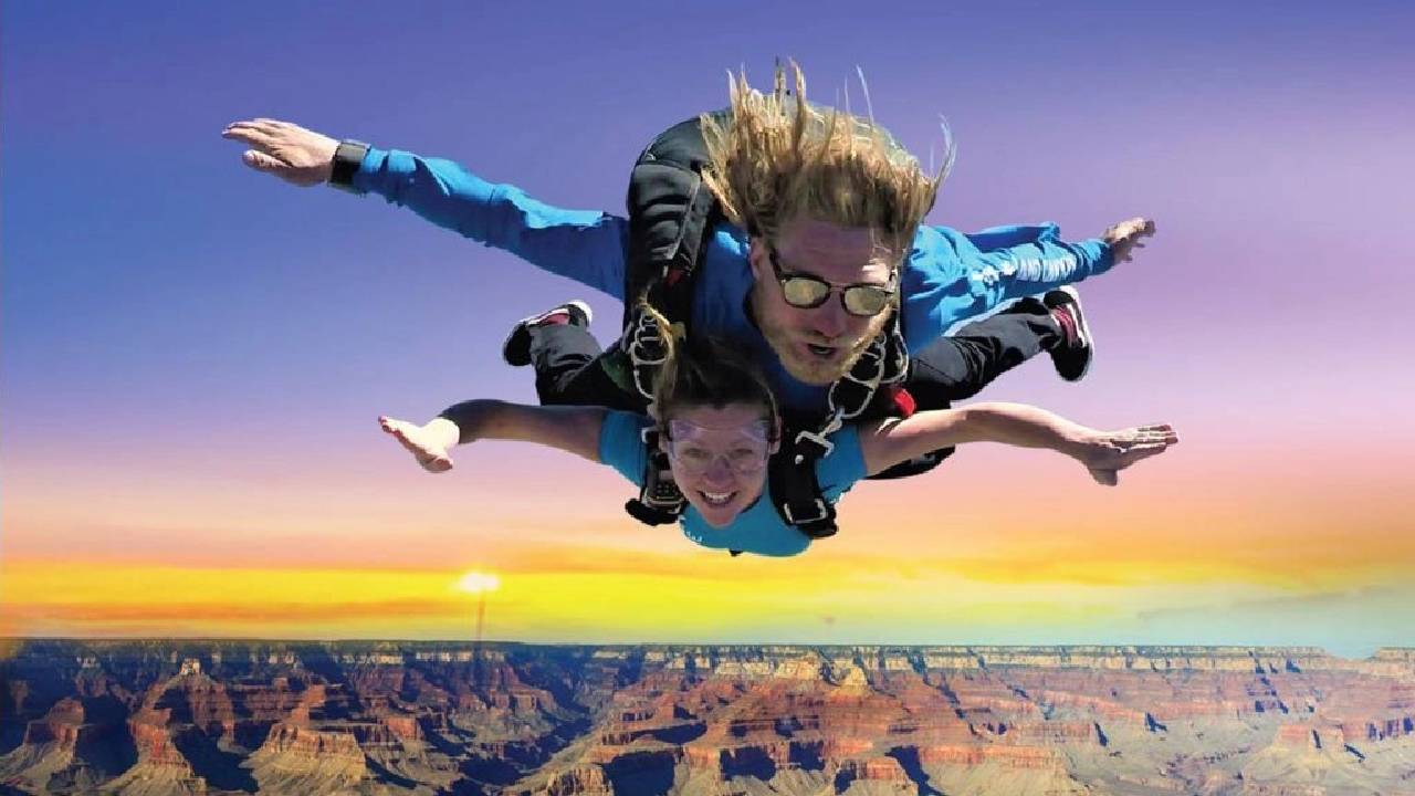 Skydiving Over the Grand Canyon