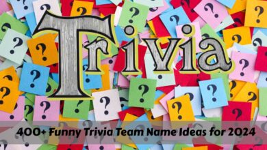 400+ Funny Trivia Team Name Ideas for 2024