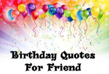 Birthday Quotes for Friends