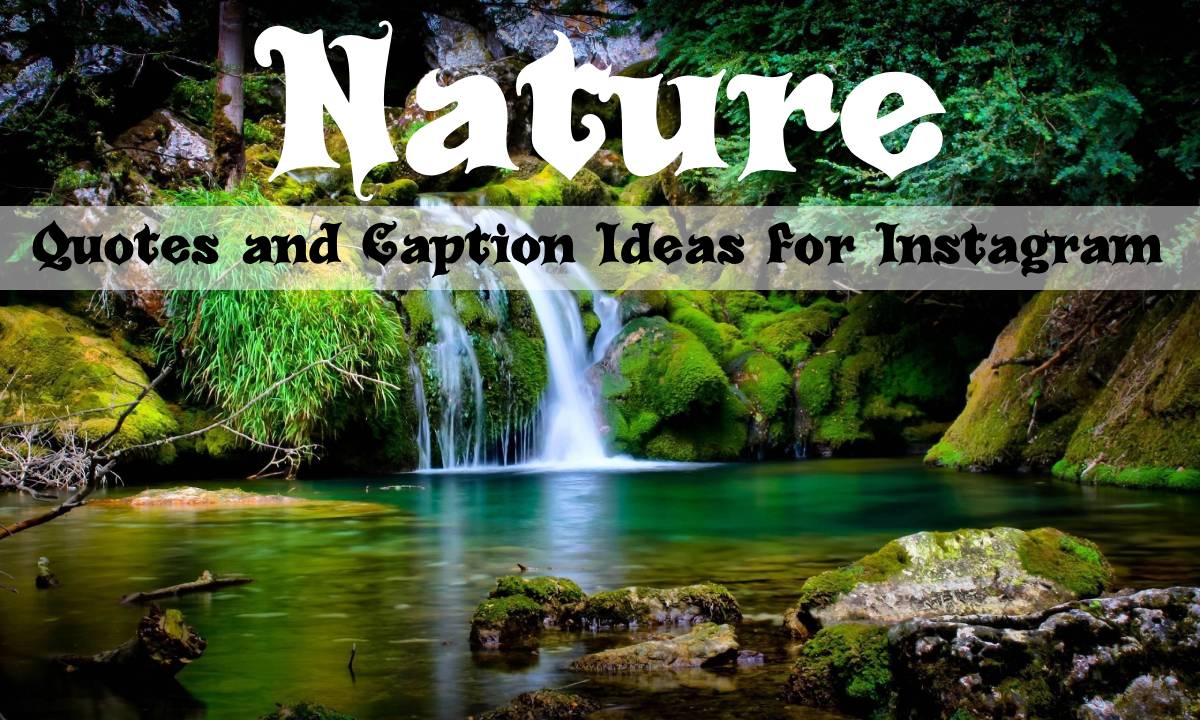 Nature Quotes and Caption Ideas for Instagram