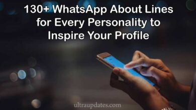 130+ WhatsApp About Lines for Every Personality to Inspire Your Profile